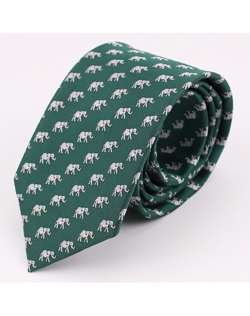 123-116 Verde con Elefantes
