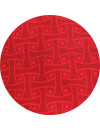 123-608 Geometrico Rojo