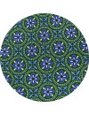 123-653 mosaico Verde